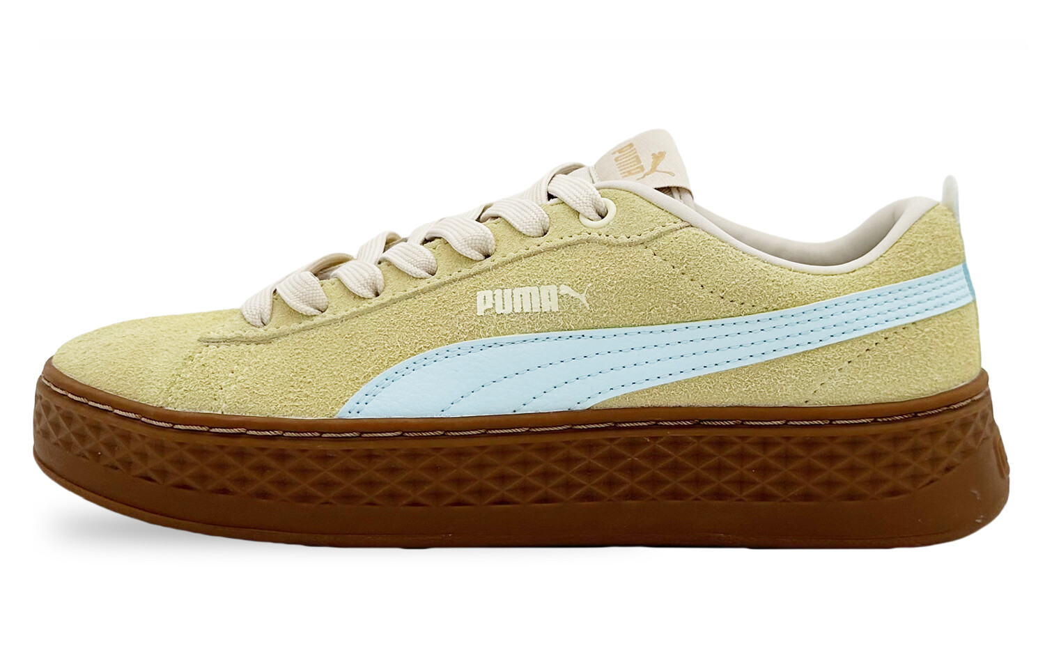 

Кроссовки Puma Smash Platform Skateboarding Shoes Women's Low-top Yellow/blue, цвет Customized