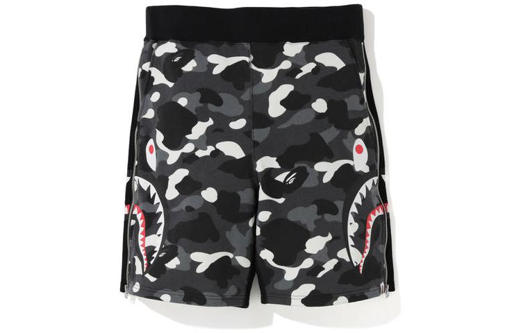 

Повседневные шорты Shark Series унисекс черного цвета A Bathing Ape, черный