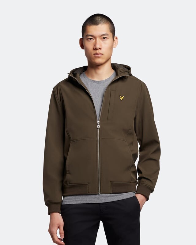 

Куртка из софтшелла Lyle & Scott, зеленый