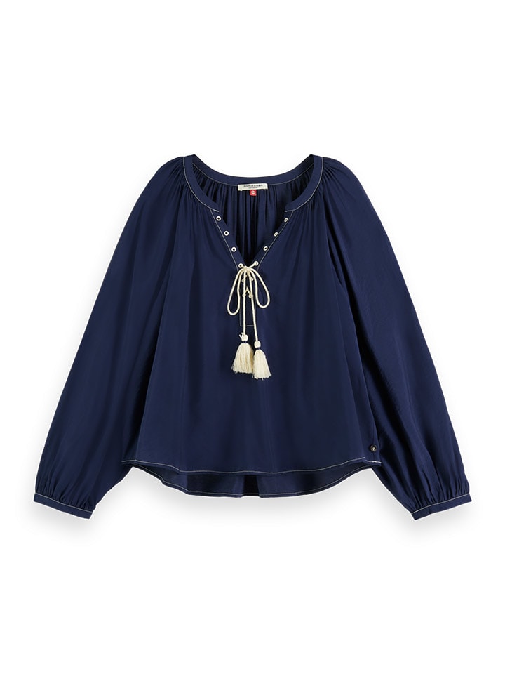 

Блузка Scotch & Soda, темно-синий