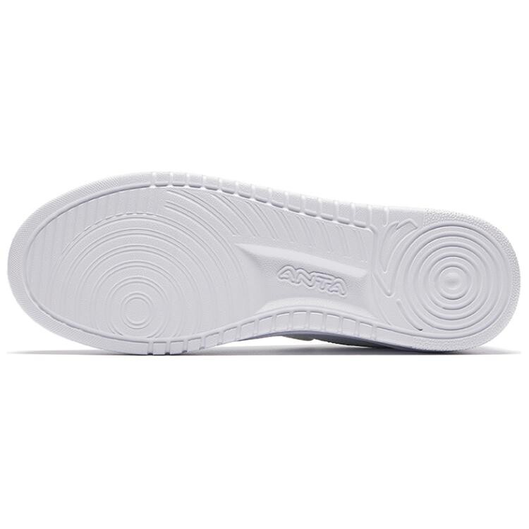 Кроссовки ANTA Skateboarding Shoes Men Low-top Pure White / Rain Mist Green / Seaweed Green, белый — фото 4