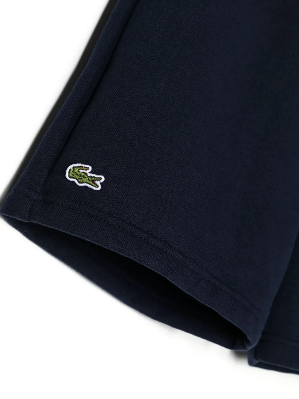 Шорты с эластичным поясом и нашивкой-логотипом Lacoste Kids, синий — фото 3