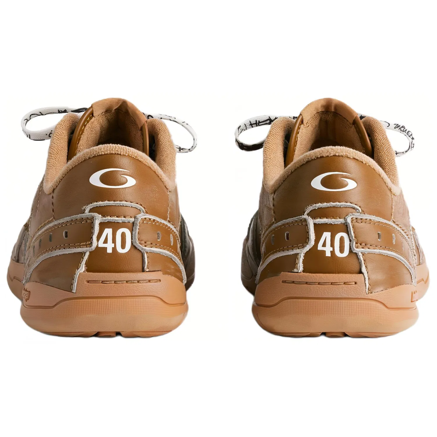 Кеды из кожи Balenciaga Camel — фото 4