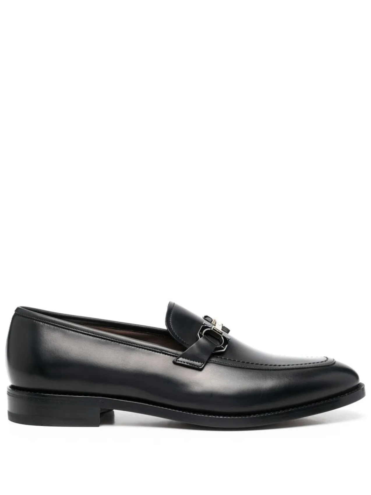

Ferragamo лоферы с пряжкой Gancini, черный