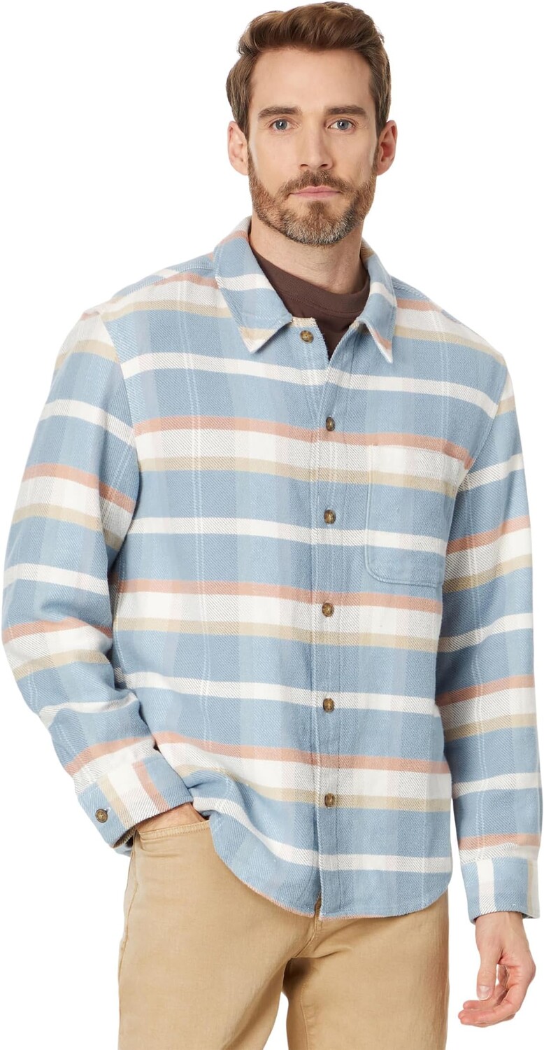 

Рубашка Madewell Oversized Easy Long-Sleeve Shirt in Plaid, цвет Lighthouse