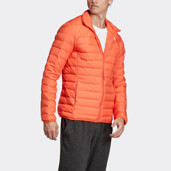 Пуховик adidas originals Casual Sports Stand Collar Stay Warm Down Jacket Orange Yellow, желтый — фото 4