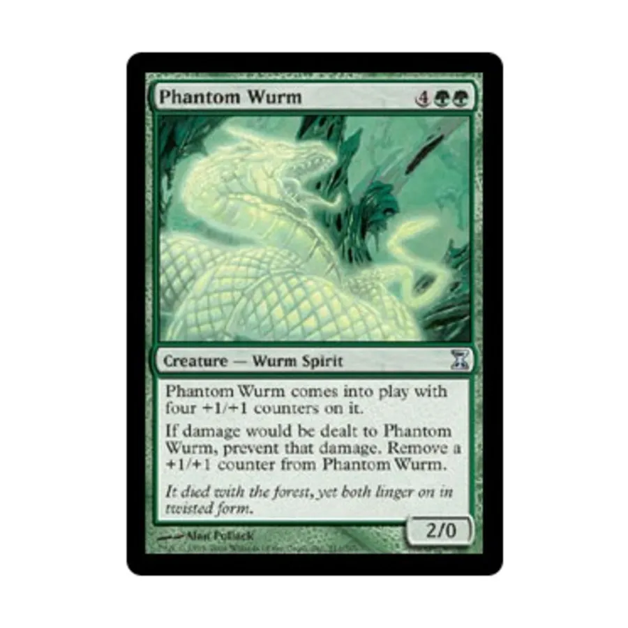 

CCG Призрачный червь (U), MTG - Time Spiral
