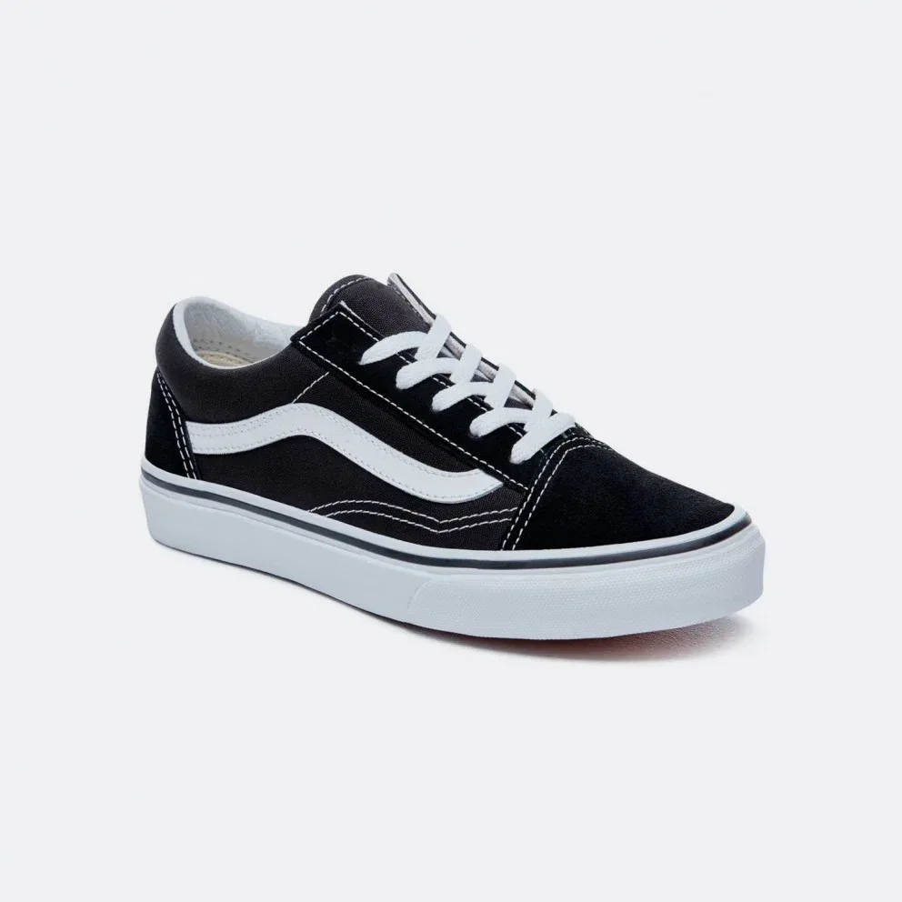Детские низкие кроссовки Vans Old Skool V00W9T6BT, черно-белые, для скейтбординга