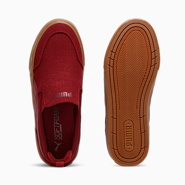 Мужские туфли без застежек Court Classic Vulcanized Puma, красный — фото 4
