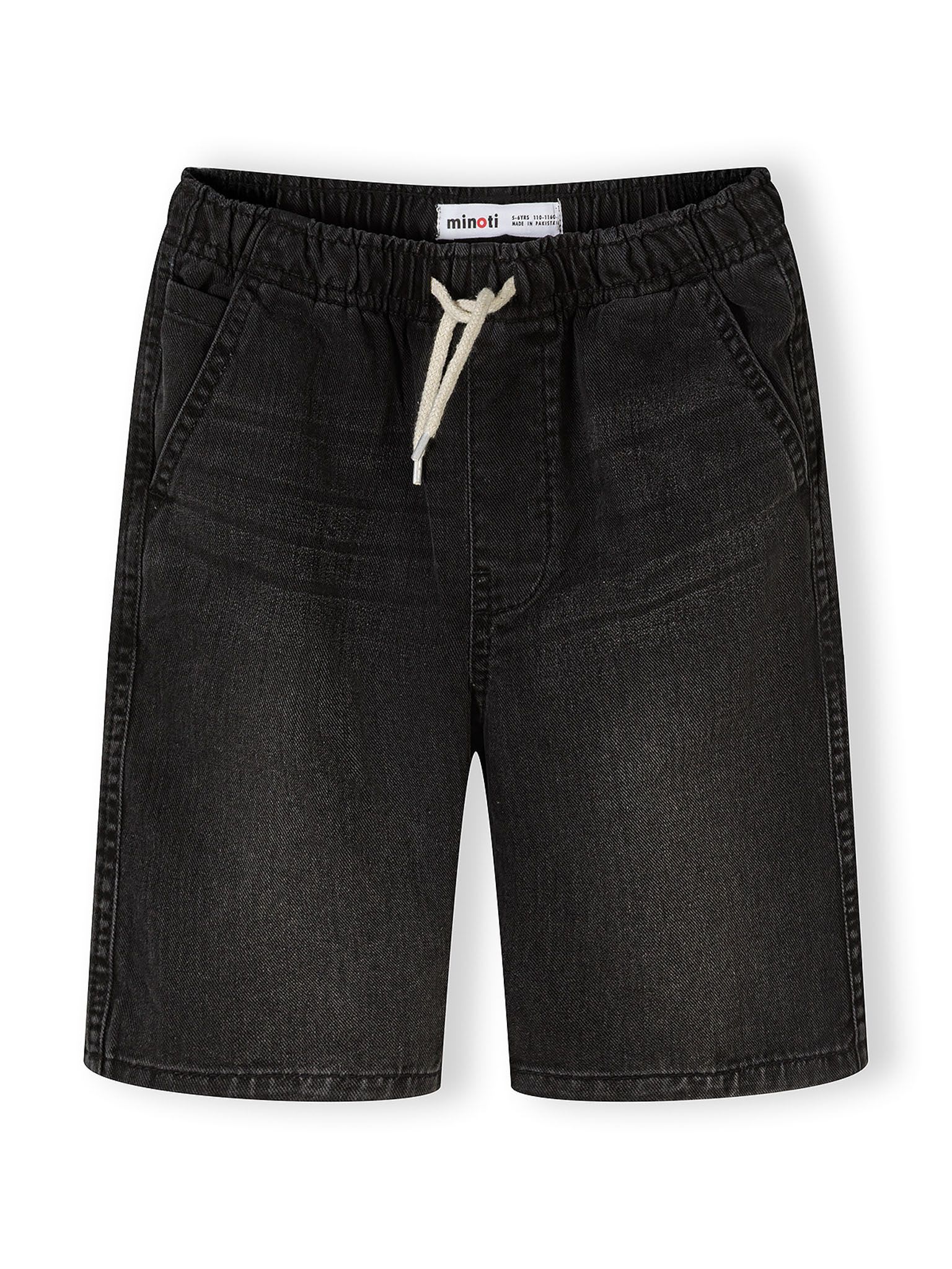 Шорты джинсовые Minoti, black denim — фото 2