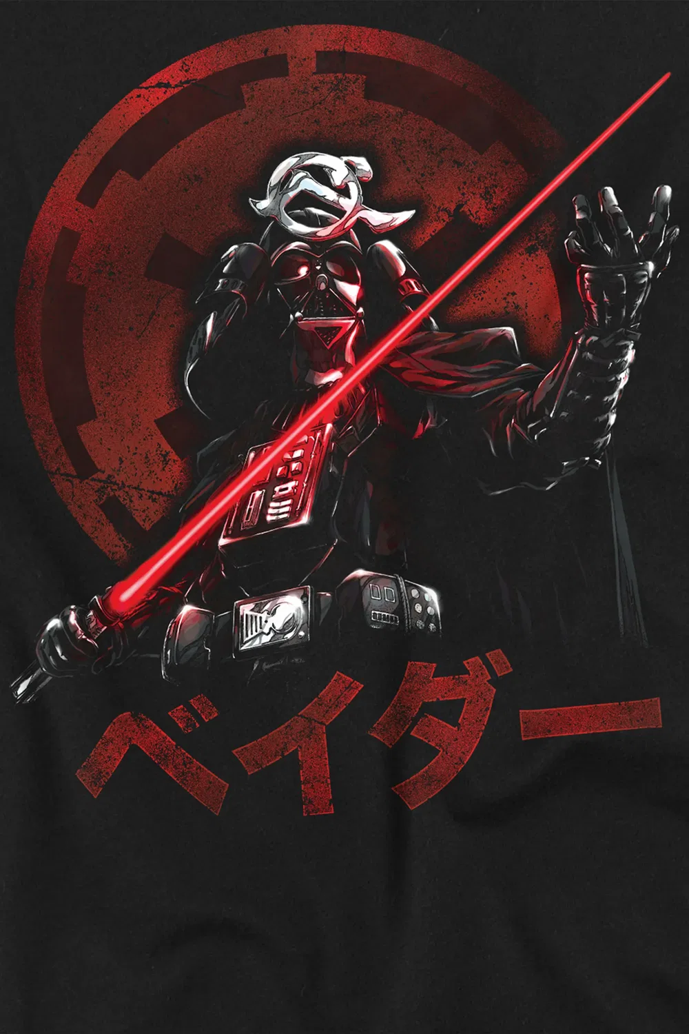 Детский свитшот Star Wars Visions Vader, черный — фото 2