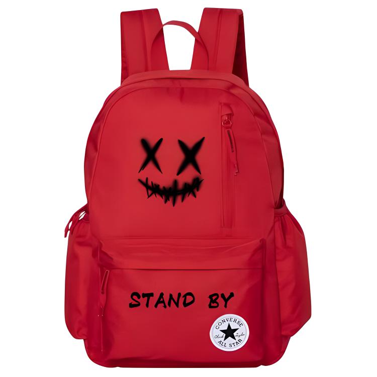 

Converse Полиэстеровый рюкзак обычный унисекс красный, Expression 3