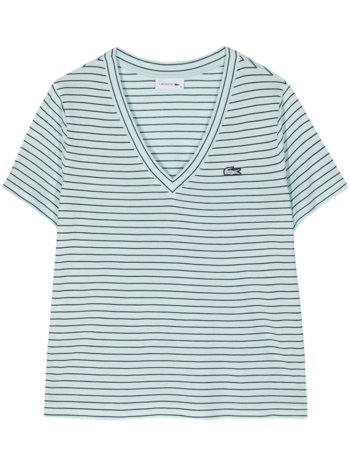 

Футболка с вышитым логотипом Lacoste, синяя