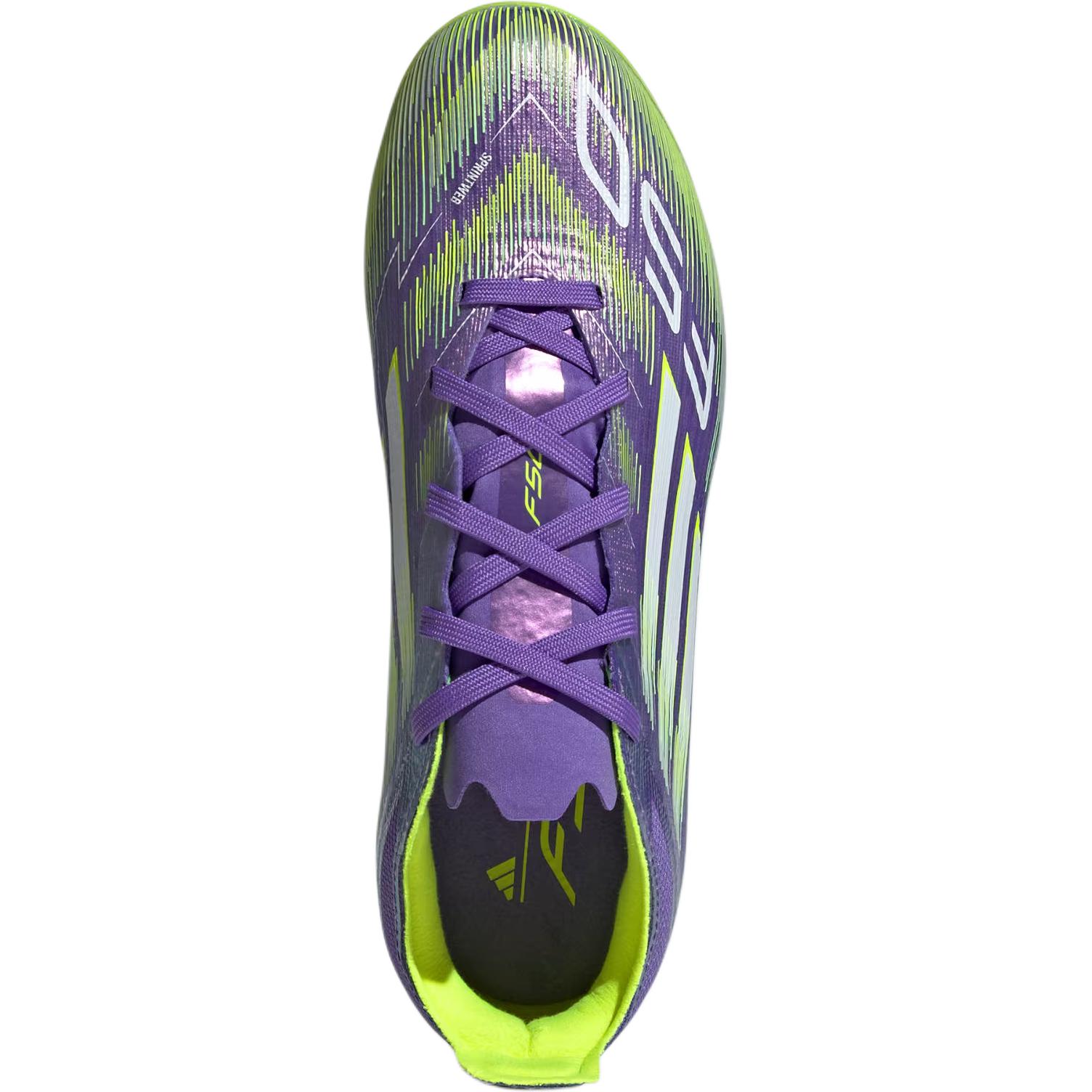 Adidas F50 ELITE низкие детские футбольные бутсы Purple — фото 4