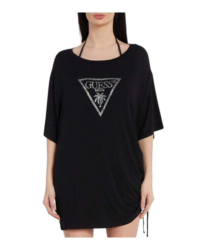 

Футболка со шнурком Guess, черный