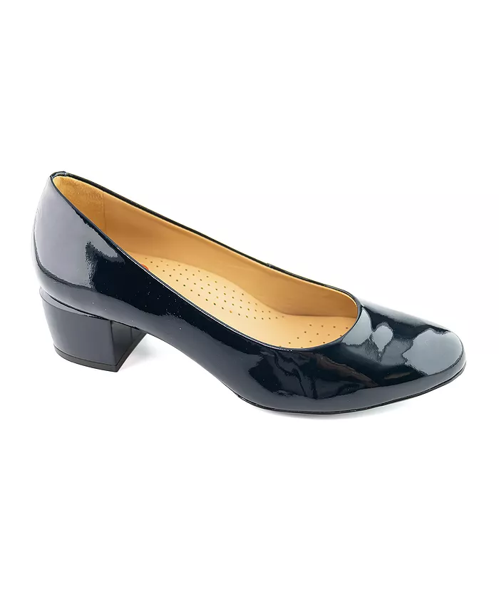 Женские туфли-лодочки Broad St 2.0 из натуральной кожи Marc Joseph New York, синий