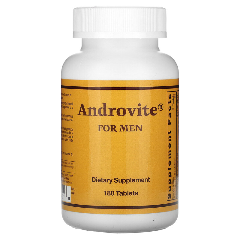 

Optimox, Androvite для мужчин, 180 таблеток