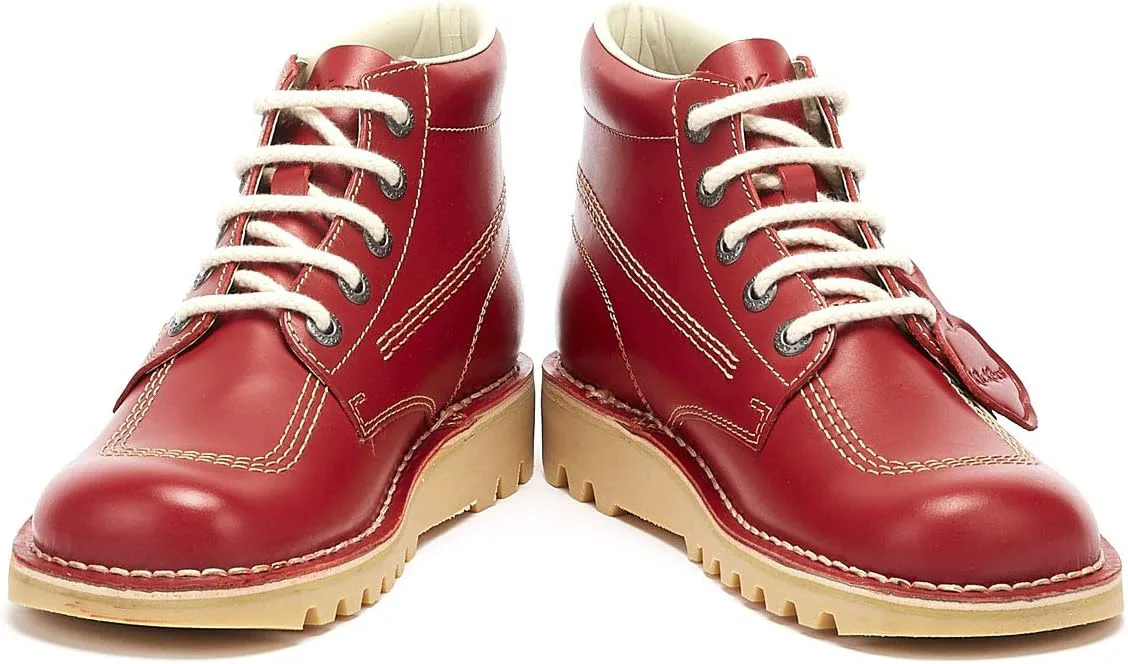 Мужские кроссовки Kick Hi Luxe от Kickers, кремовый — фото 2
