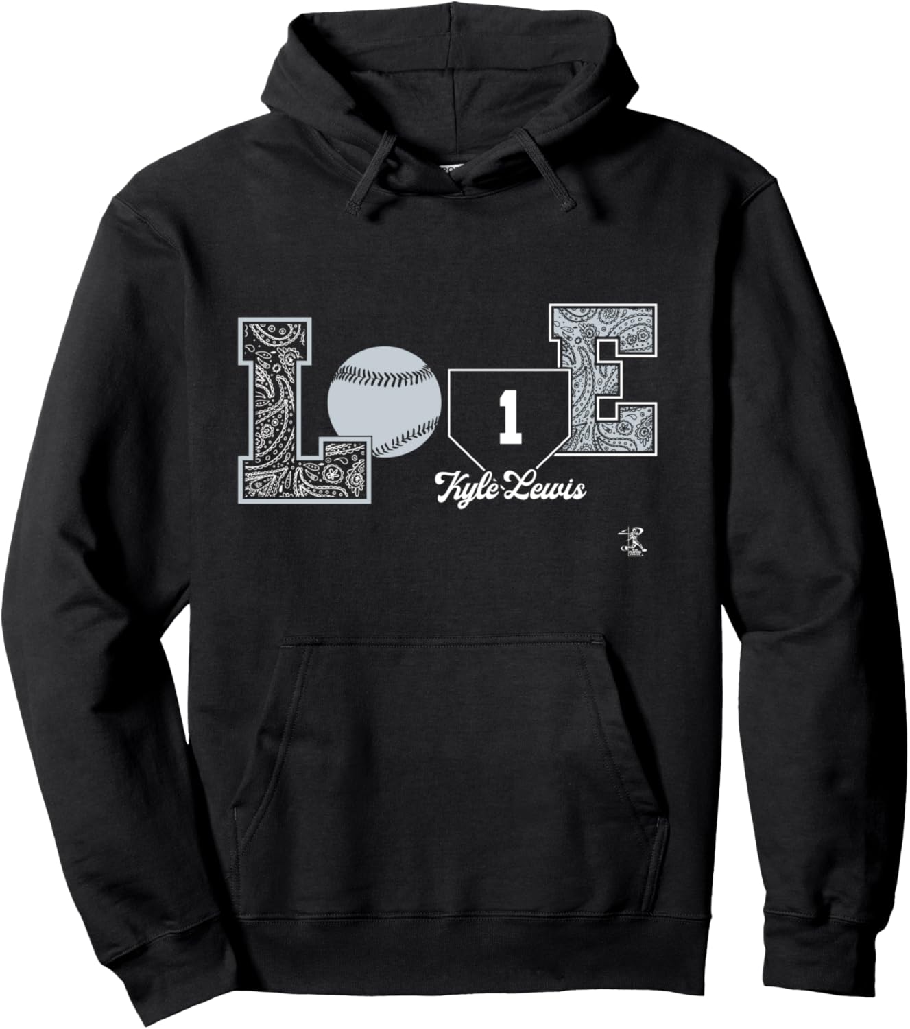 

Худи Kyle Lewis Love Player Gameday Ballpark Mvp, черный