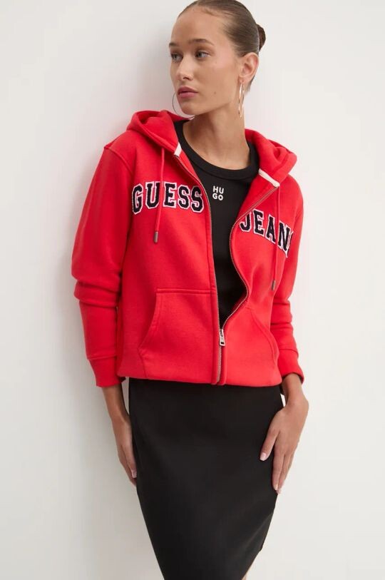 

Толстовка Guess Jeans, красный