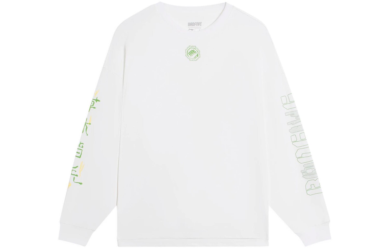 

Футболка Badfive унисекс белая Lining, белый