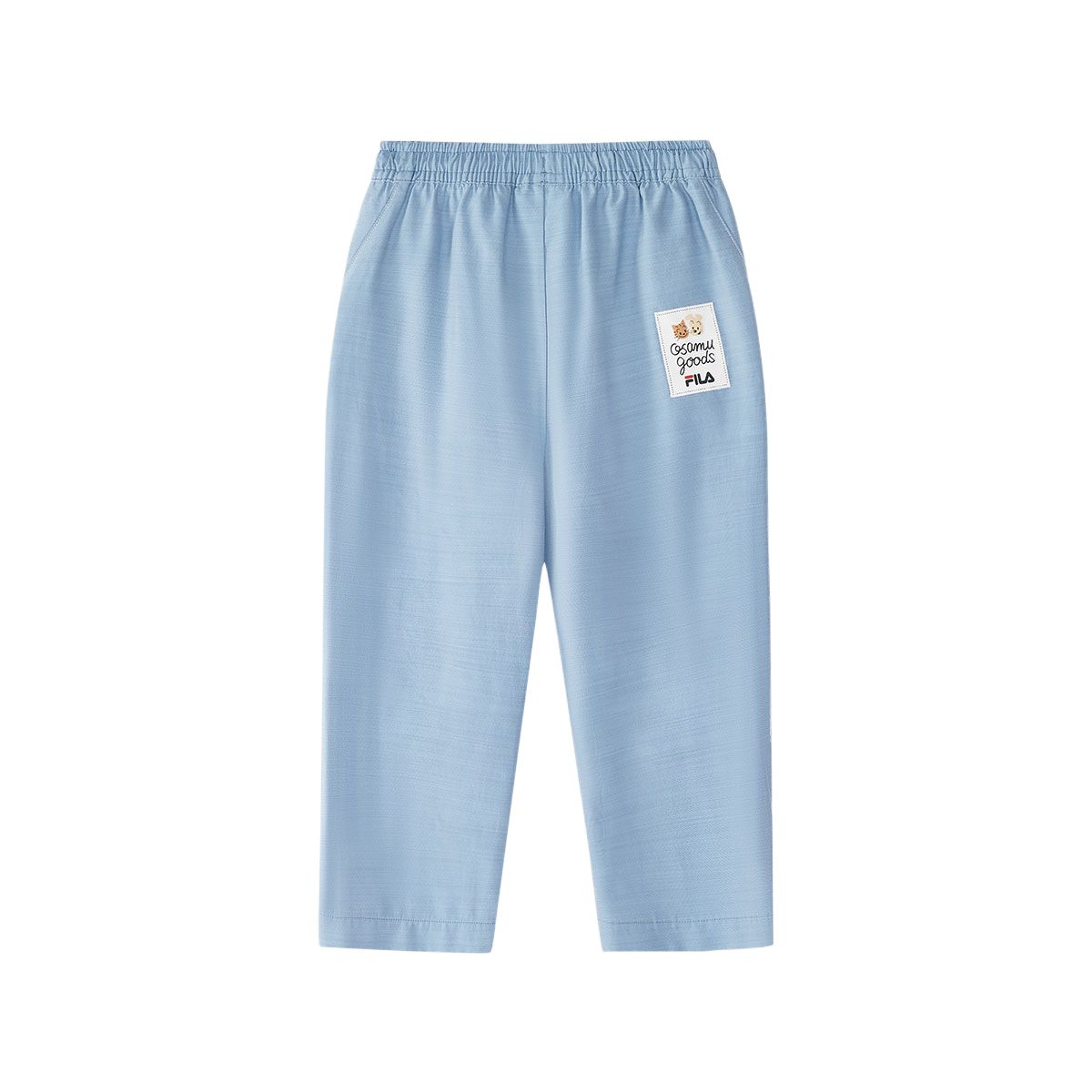 FILA KIDS Детские спортивные штаны вязаные, цвет washed denim blue, возраст 3-7 лет, бренд YUANTIANZHINAN LIANMINGKUAN — фото 3