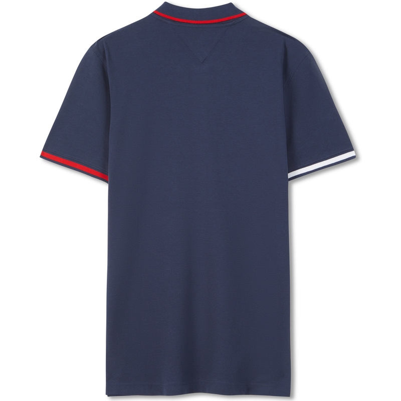 Футболка поло мужская Tommy Hilfiger, темно-синий C87 — фото 3