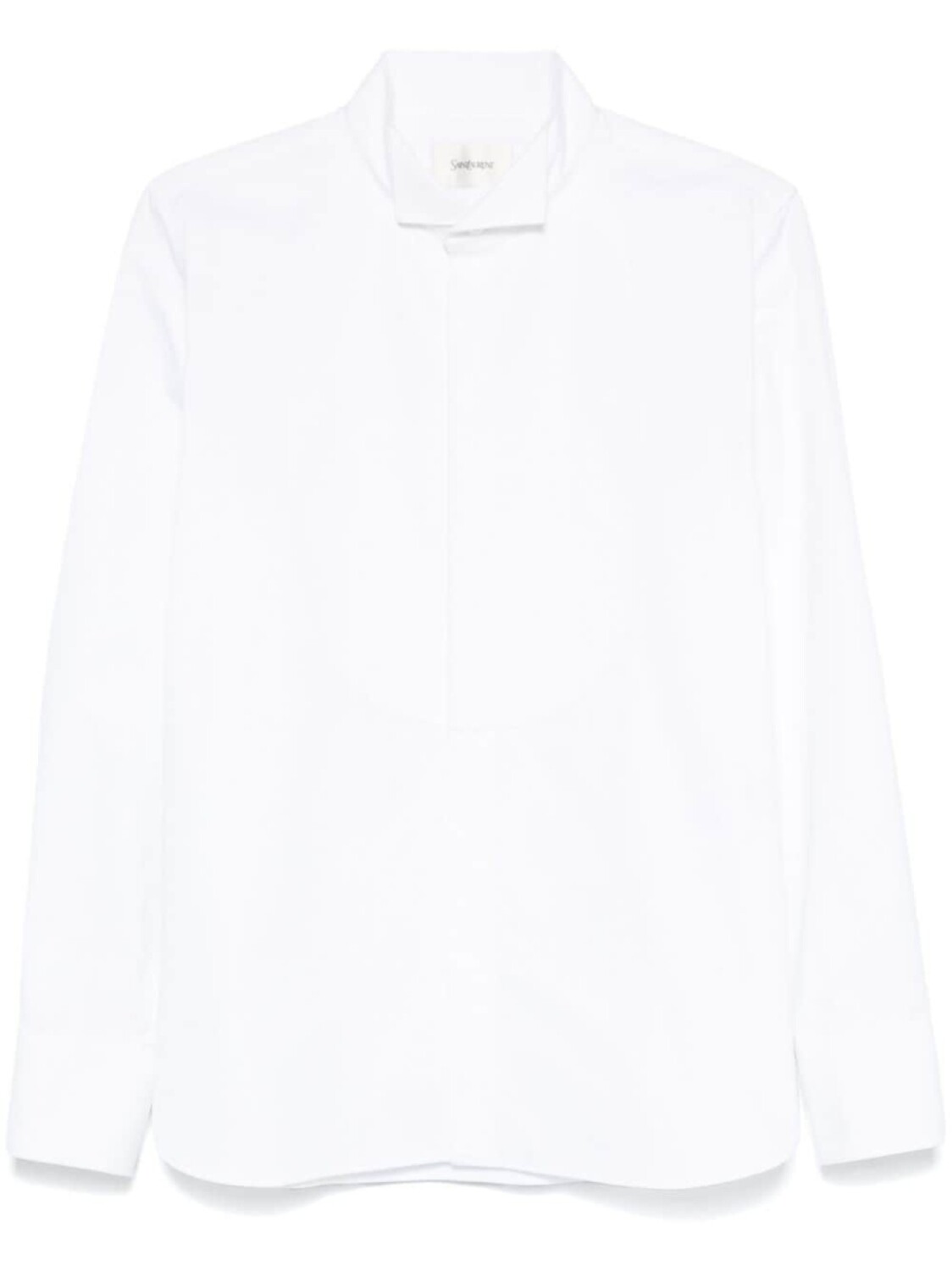 

Рубашка со вставками Saint Laurent, белый