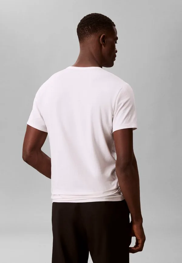 Футболка с круглым вырезом, базовая модель Calvin Klein, Bright White — фото 3