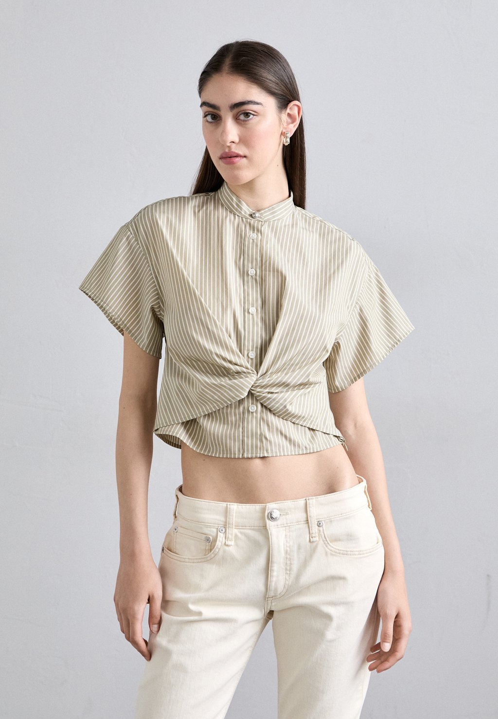 

Блузка на пуговицах GRETCHEN rag & bone, светло-зеленый