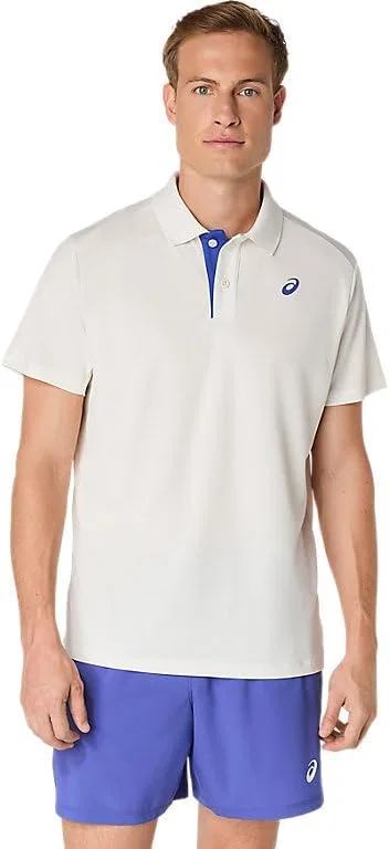 Мужская теннисная одежда ASICS Court Polo, Cream