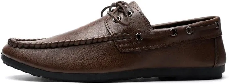 Лоферы кожаные Luxury Men Loafers, Brown UOPYNE — фото 3