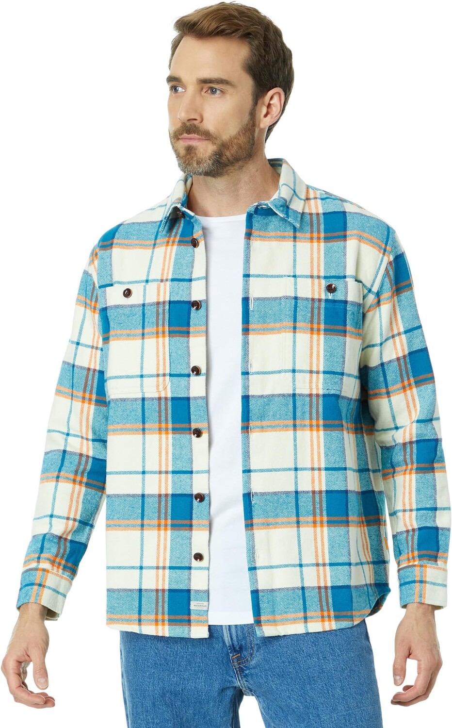 

Рубашка Quiksilver Waterman Lower Ridge Flannel, цвет Seaport Lower Ridge