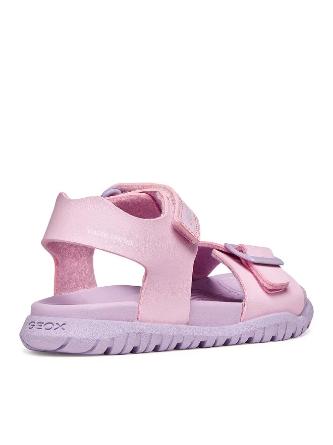 Geox Сандалии J Sandal Fusbetto Gi J35HQA 000BC C8842 D розовые — фото 4