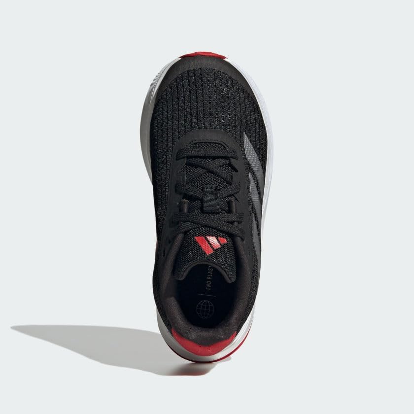Кроссовки для мальчиков Adidas Duramo, черный/алый — фото 2