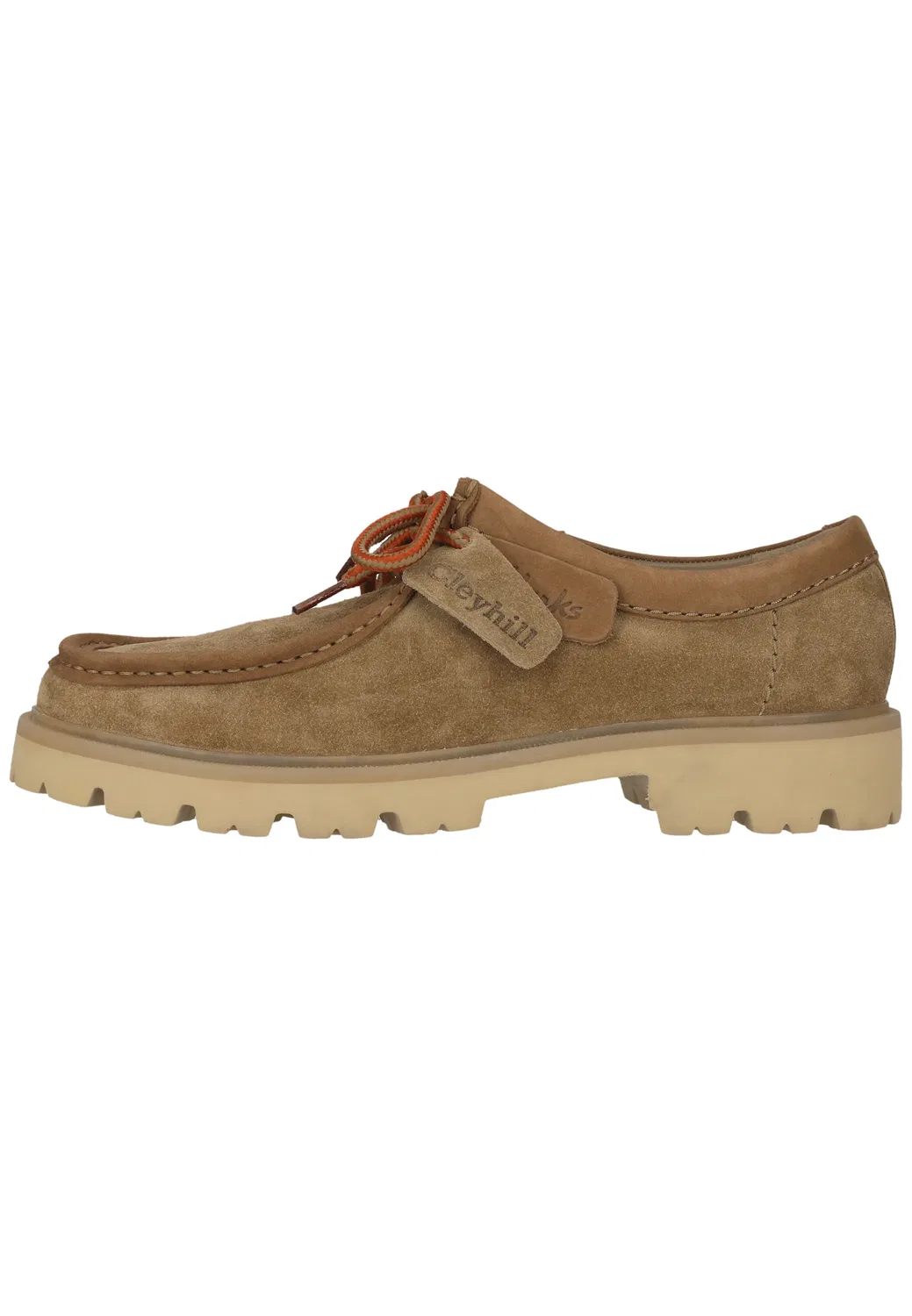 Снуршу Cleyhill Seam Clarks, 5232 Dark Sand Suede — фото 3