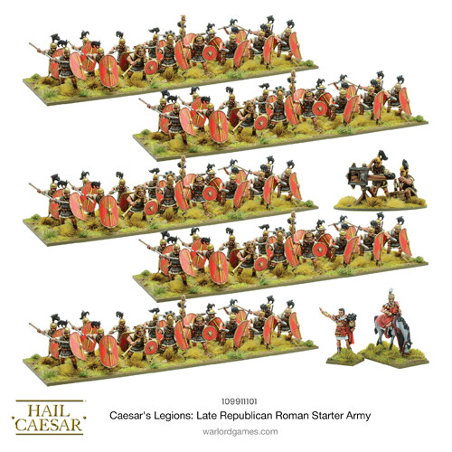 

Фигурки Late Republic Caesarian Roman Starter Army Warlord Games