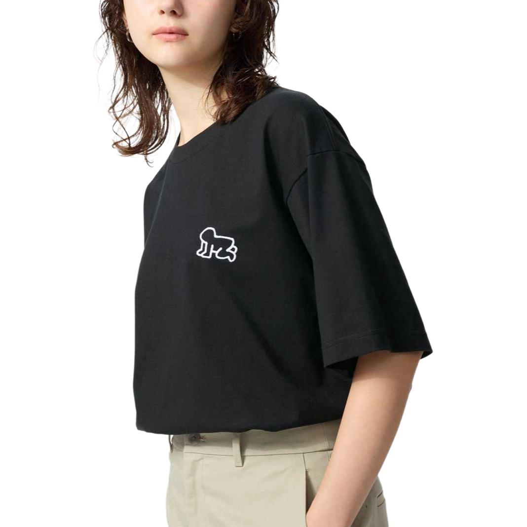 UNIQLO Футболка Keith Haring SS25 Unisex Black — фото 3