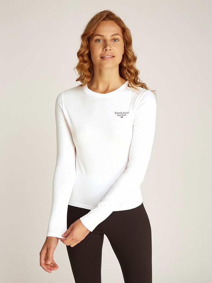 

Рубашка с длинным рукавом TOMMY JEANS, белый