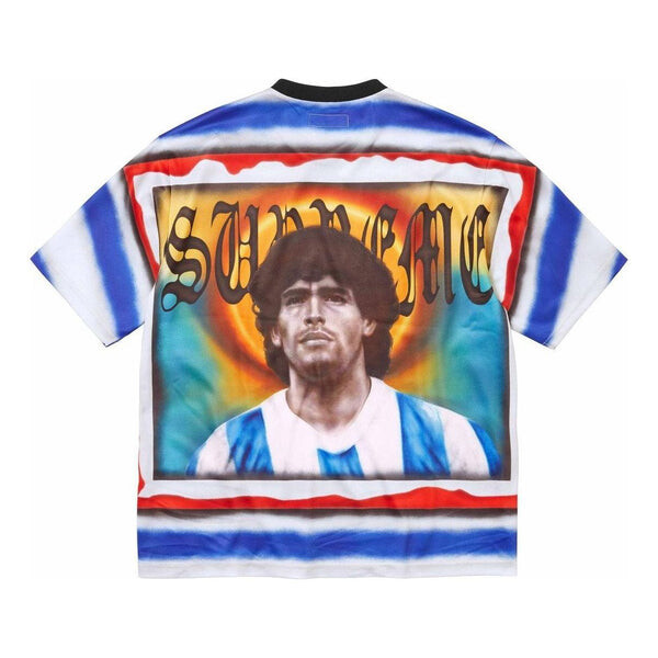 Спортивная футболка maradona soccer jersey 'multi-color' Supreme, мультиколор — фото 2