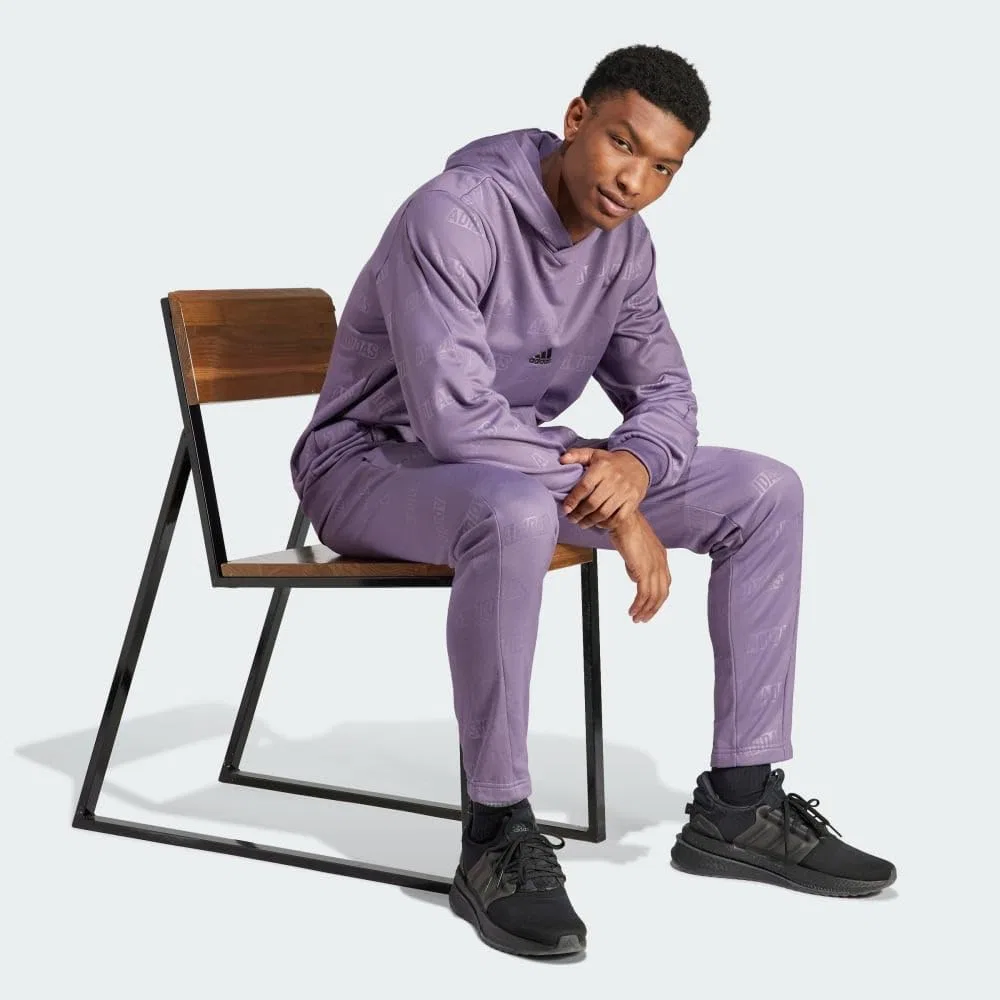 Толстовка Adidas Men's Brand Love, фиолетовый — фото 4