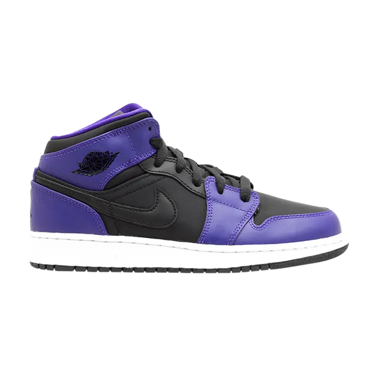 

Кроссовки Air Jordan 1 Retro Mid GS 'Dark Concord', черный