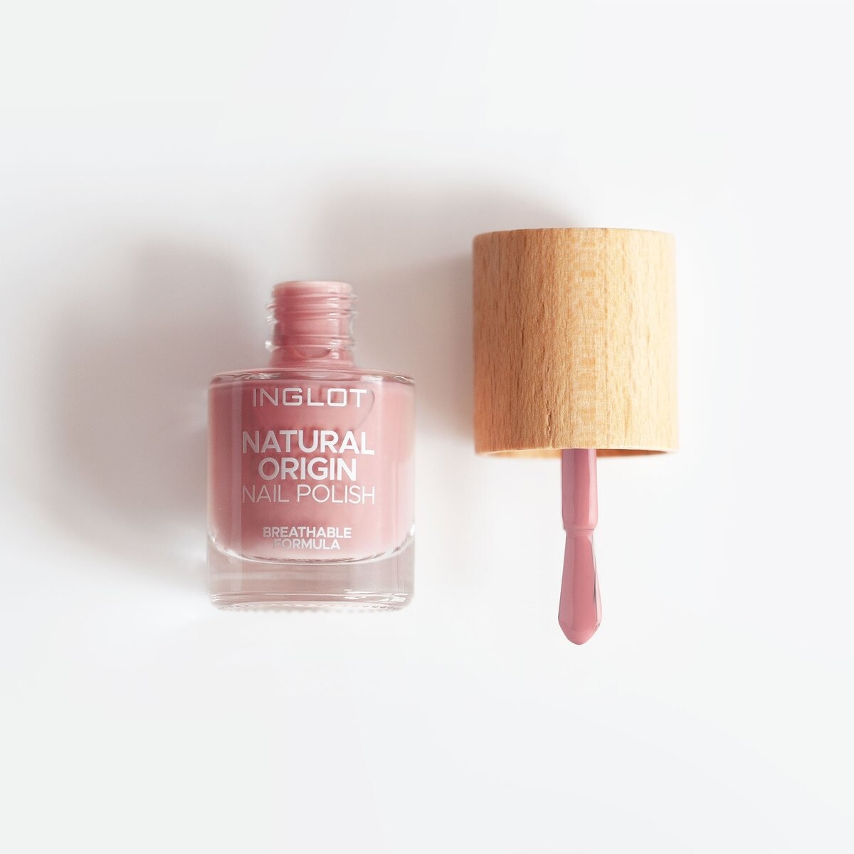 Inglot, Лак для ногтей, натуральное происхождение, бледно-марсала 039 эфирный, 8 мл — фото 3