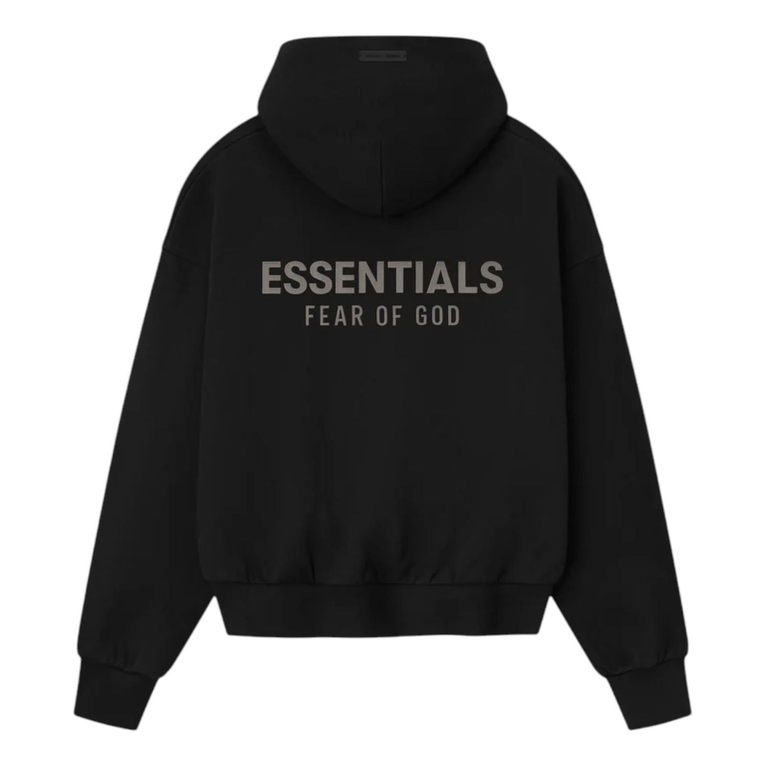 Худи Fear of God Essentials Classic Fleece Hoodie 'Jet Black' — фото 2