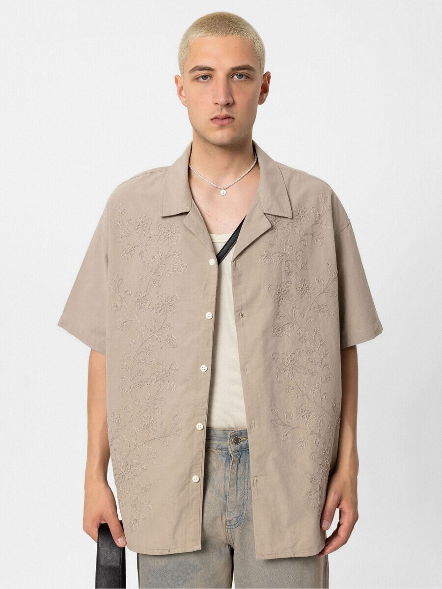 

Повседневная рубашка VAMOS CLO Comfort fit Button Up Shirt San Benito, серо-коричневый