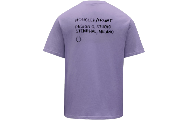 

Moncler Genius Мужская футболка X Fragment Design, фиолетовая, с круглым вырезом, умеренным прямым кроем, Фиолетовый, Moncler Genius Мужская футболка X Fragment Design, фиолетовая, с круглым вырезом, умеренным прямым кроем