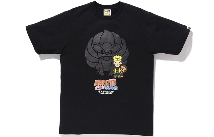 

Футболка Bape X Naruto Baby Milo Tee унисекс A Bathing Ape, белый