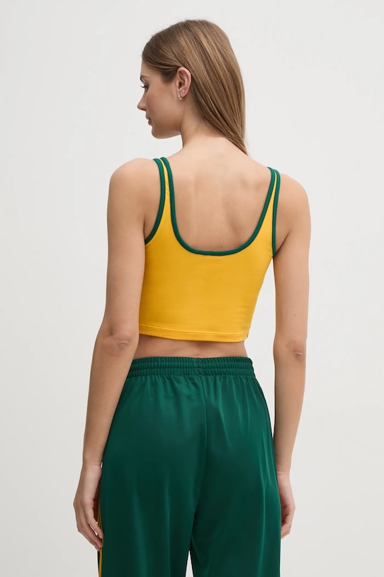 Топ 3S бра-топ Adidas Originals, желтый — фото 3