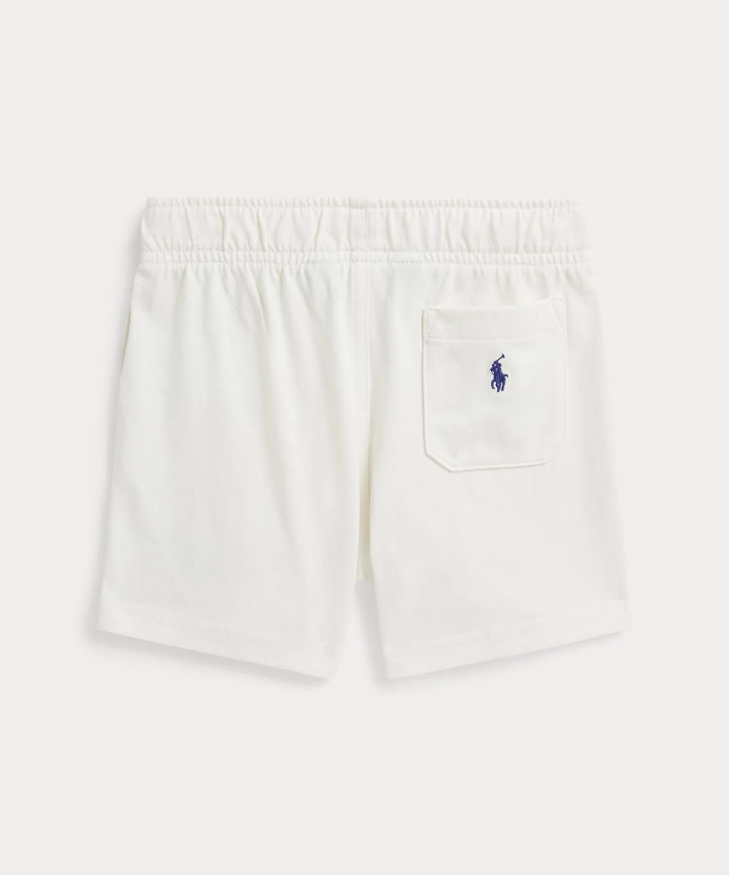 Детские хлопковые шорты с логотипом POLO RALPH LAUREN белые — фото 2