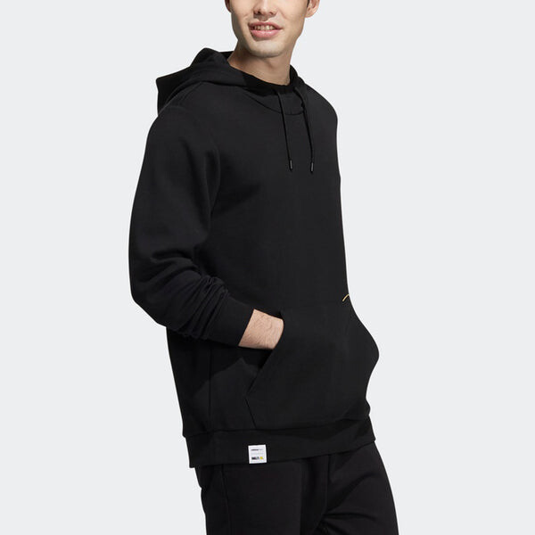 Толстовка Men's adidas neo x SMILEY Smiling Face Crossover Casual Breathable Sports Black, черный — фото 3